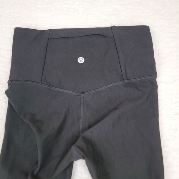 EUC Lululemon Mapped Out High Rise Tight 28" Black Size 4 - Picture 1 of 8